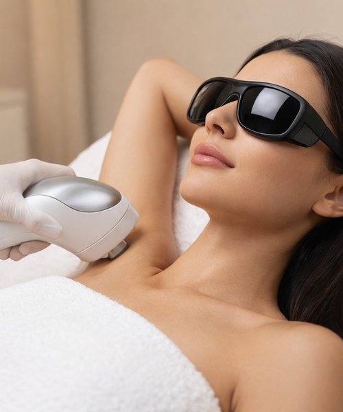 Laser hair removal treatment