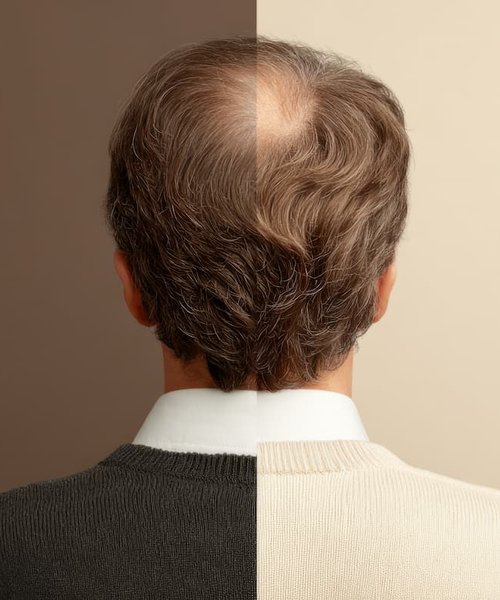 Hair regeneration therapy before and after results